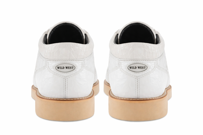 Men's Wild West Boots Caiman and Smooth Ostrich Skin Shoe 2ZA052828