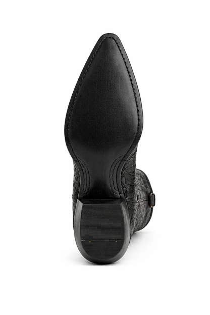 Mens Wild West Python Skin J-Toe Boots