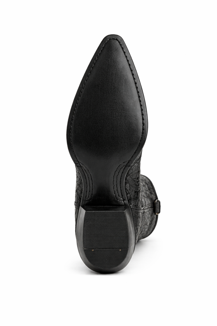 Mens Wild West Python Skin J-Toe Boots