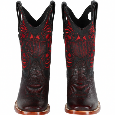 Men's Wild West Smooth Ostrich Ranch Toe Boots 282497 5 28249705-060  - from alligatorwarehouse.com