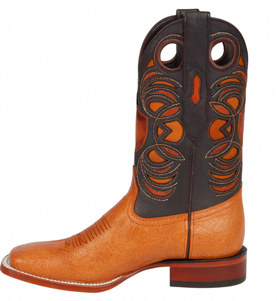 Men's Wild West Smooth Ostrich Ranch Toe Boots 282497 7 28249705-060  - from alligatorwarehouse.com