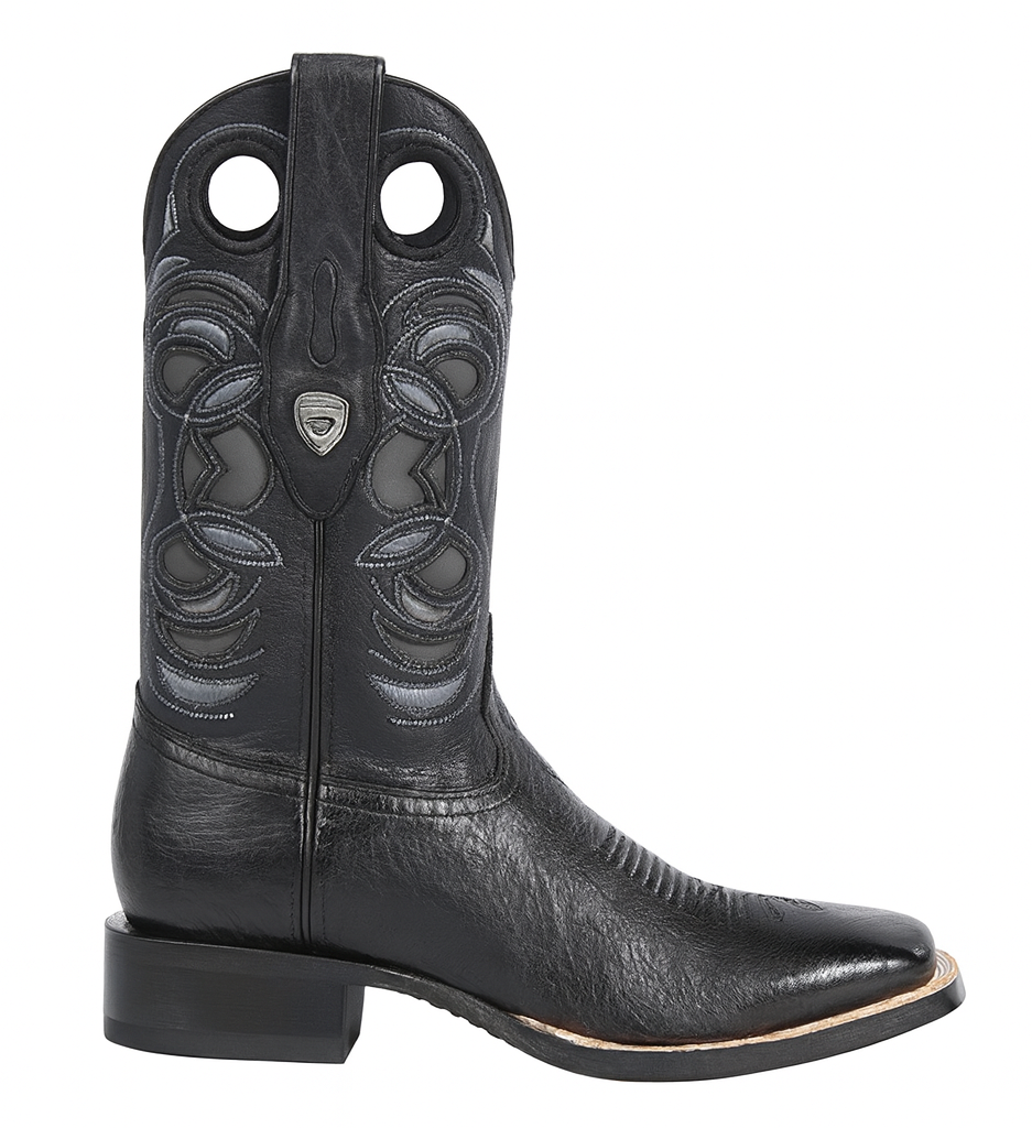 Men's Wild West Smooth Ostrich Ranch Toe Boots 282497