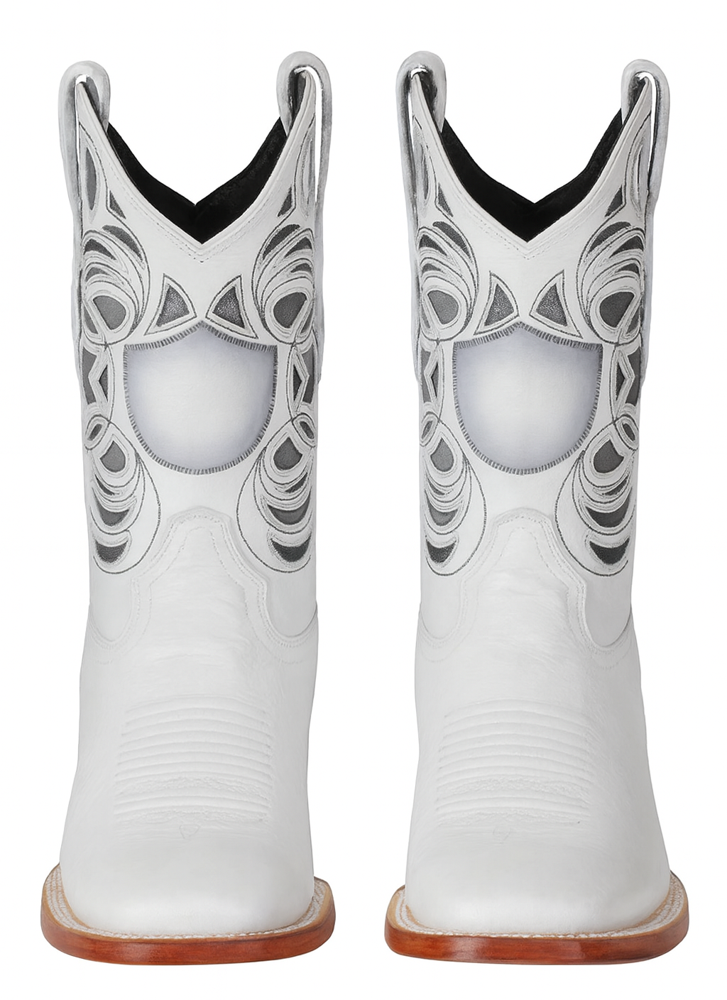 Men's Wild West Smooth Ostrich Ranch Toe Boots 282497