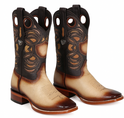 Men's Wild West Smooth Ostrich Ranch Toe Boots 282497 1 28249705-060  - from alligatorwarehouse.com