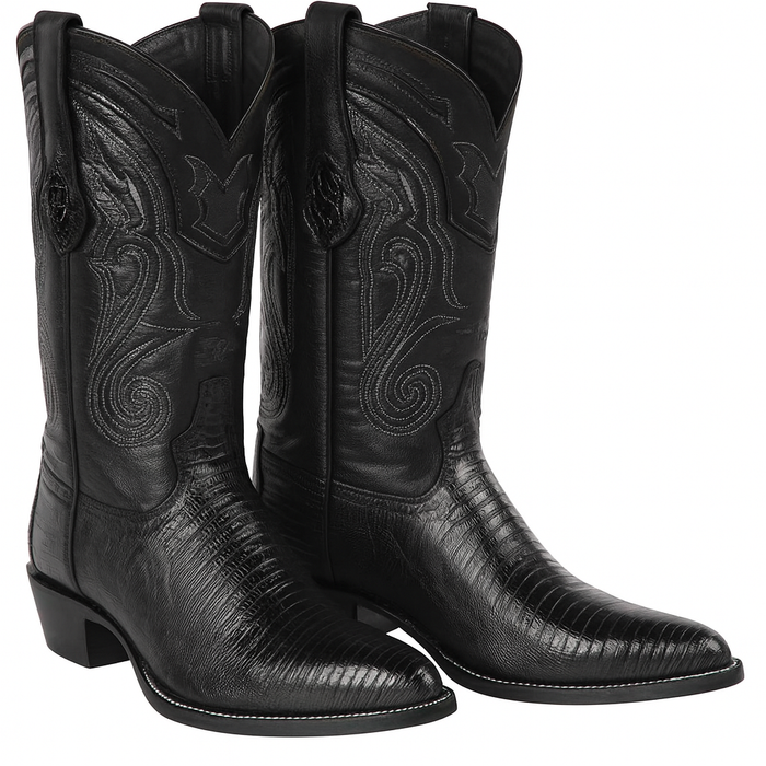 Men's Wild West Teju Lizard Skin J Toe Boots 29907