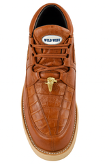 Men's Wild West Boots Caiman and Smooth Ostrich Skin Shoe 2ZA052803