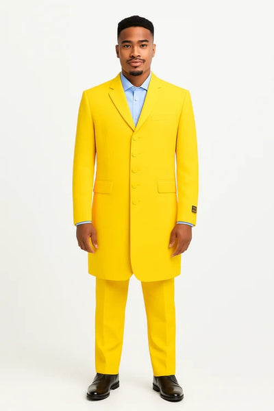 Yellow Zoot Suit - Mens Fashion Golish Yellow 1920s Vintage Look 1   - from alligatorwarehouse.com