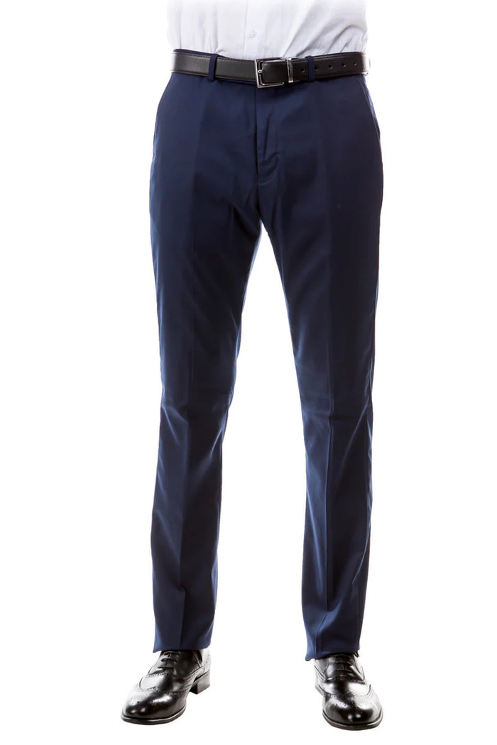 Mens Zegarie Brand Men's Designer Wool Suit Separate Pants in Navy Blue