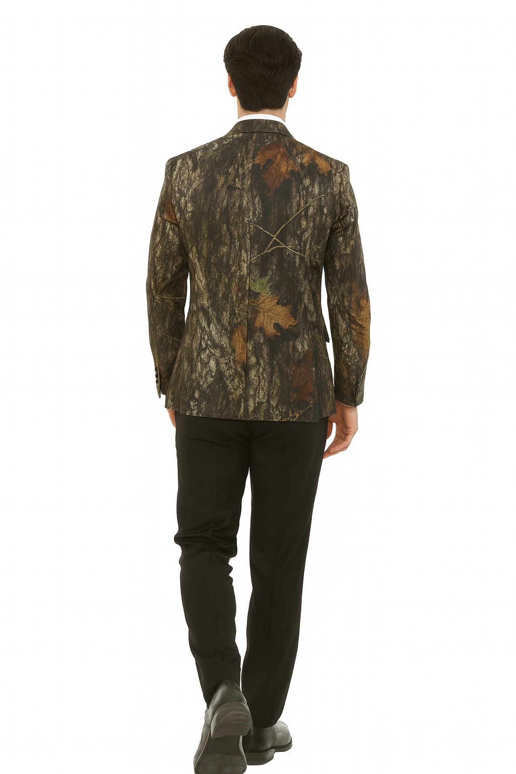 Western Tuxedo - Traje Para Hombre Novio - Cowboy Western Suit - Green and Brown Mix Pattern