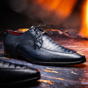 Marco Di Milano Merida Navy Leather Loafers
