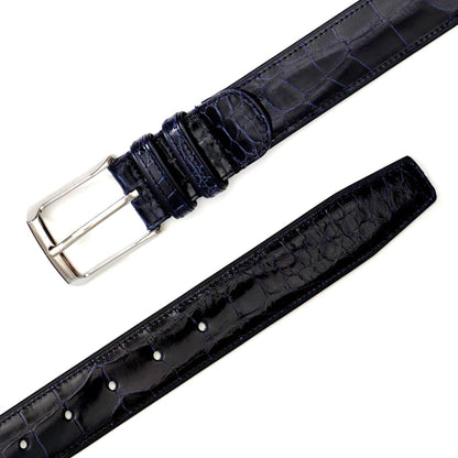 Mezlan Alligator Belt Blue (AO7907)