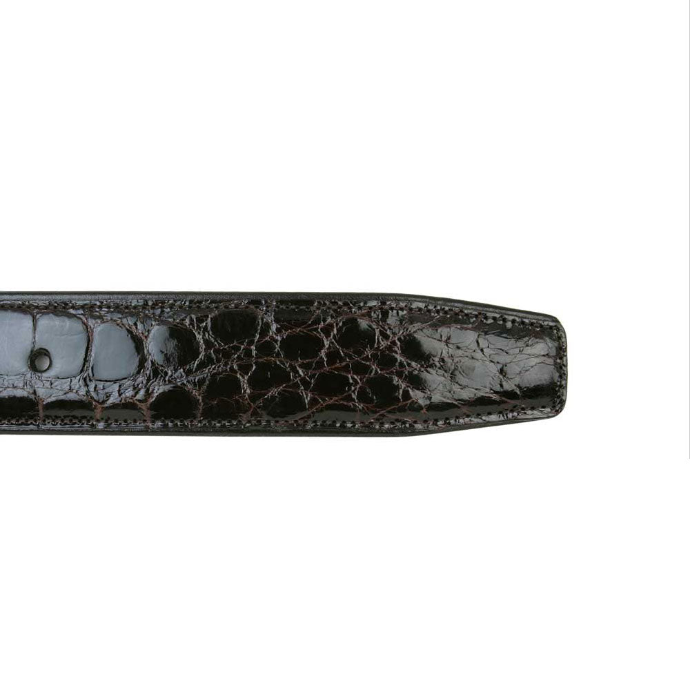 Mezlan Alligator Belt Dark Brown (AO7907)