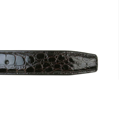 Mezlan Alligator Belt Dark Brown (AO7907)