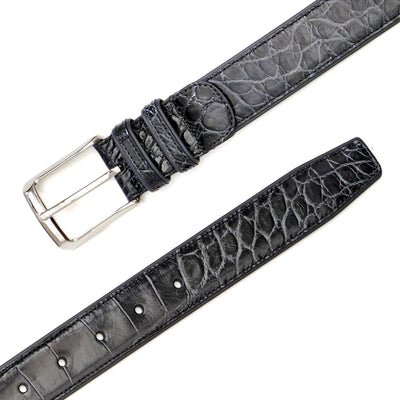 Mezlan Genuine Alligator Belt Gray (AO7907)