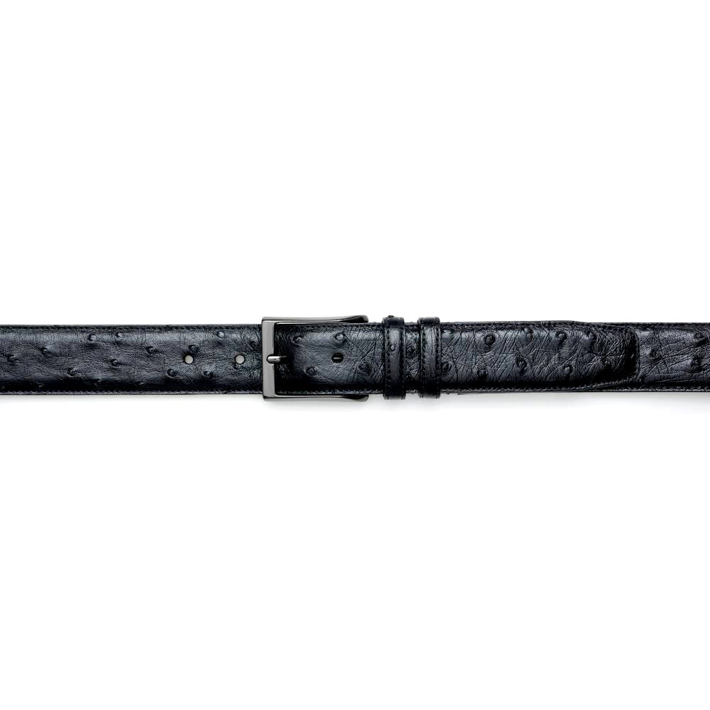 Mezlan Ostrich Skin Belt
