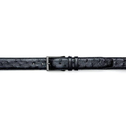 Mezlan Ostrich Skin Belt