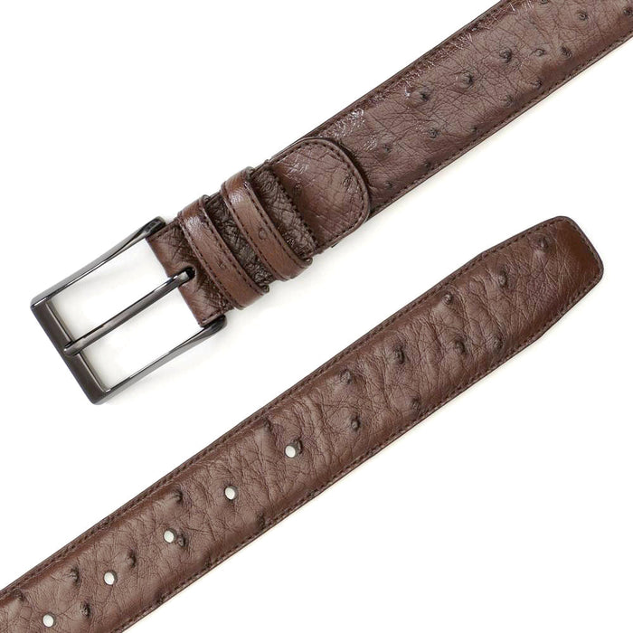 Mezlan Ostrich Skin Belt