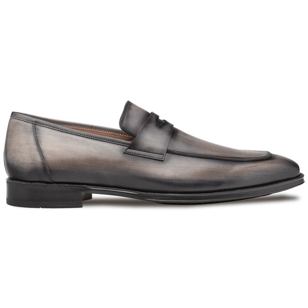 Mezlan Avenue Rubber Sole Penny Loafers Dark Grey (20910)