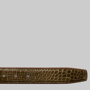 Mezlan Alligator Belt: Luxurious Exotic Leather Accessory