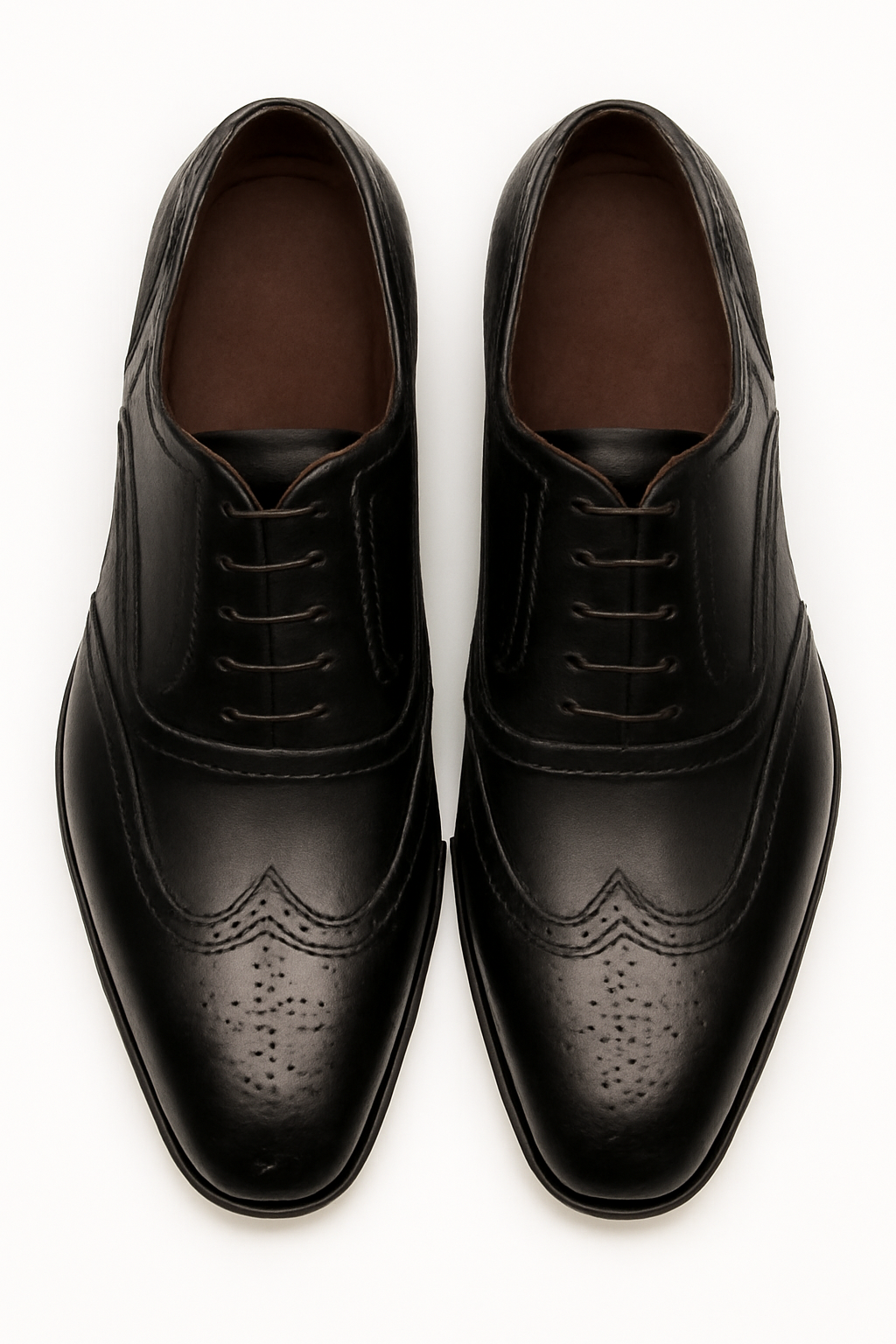 Mens Mezlan Ugalde Classic Wingtip Dress Shoe in Cognac