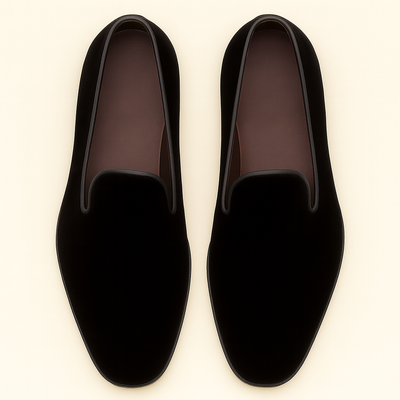 Lublin Velvet Black By Mezlan Made In Spain Brand 5   - from alligatorwarehouse.com