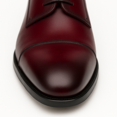 Mens Mezlan Republic Calfskin Cap Toe Blucher Dress Shoe in Tan 19   - from alligatorwarehouse.com