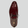 Mezlan Burgundy Crocodile Shoes Men Plain Toe Anderson 6   - from alligatorwarehouse.com