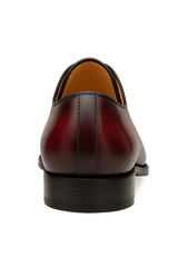 Mens Mezlan Pamplona Calfskin Plain Toe Dress Shoe in Cognac