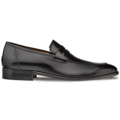 Mezlan Calfskin Penny Loafers Black (E20243)