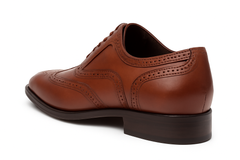 Mens Mezlan Ugalde Classic Wingtip Dress Shoe in Cognac