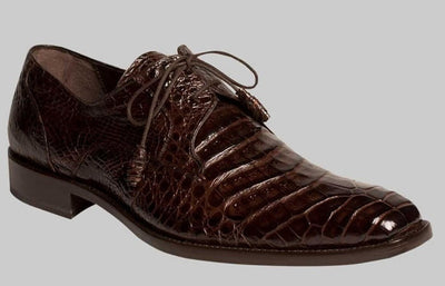 Mezlan Dark Brown  Crocodile Mens  Shoes Anderson 1   - from alligatorwarehouse.com