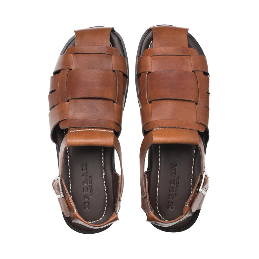 Mezlan Fisherman Sandals Cognac (R20257)