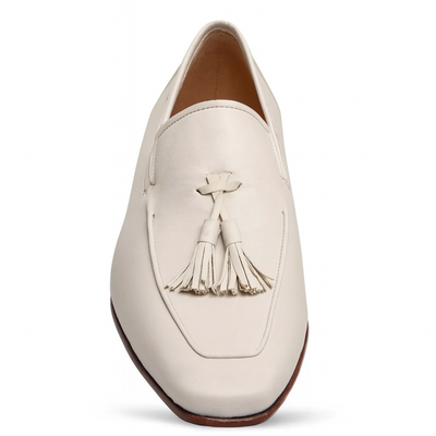 Mezlan Javea Bone Classic Tassel Loafer 7   - from alligatorwarehouse.com