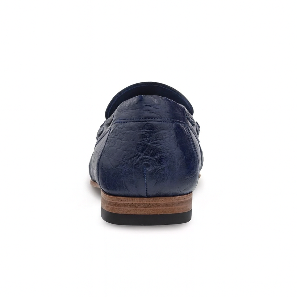 Mezlan Jean Genuine Ostrich Dress Moccasin 6   - from alligatorwarehouse.com