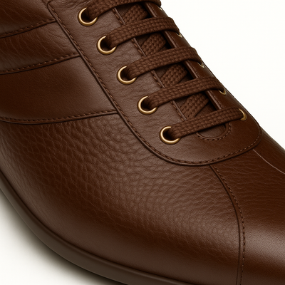 Mens Mezlan Luka Calf & Deerskin Sneaker in Black 19   - from alligatorwarehouse.com