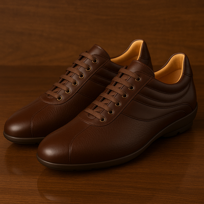 Mens Mezlan Luka Calf & Deerskin Sneaker in Black 18   - from alligatorwarehouse.com