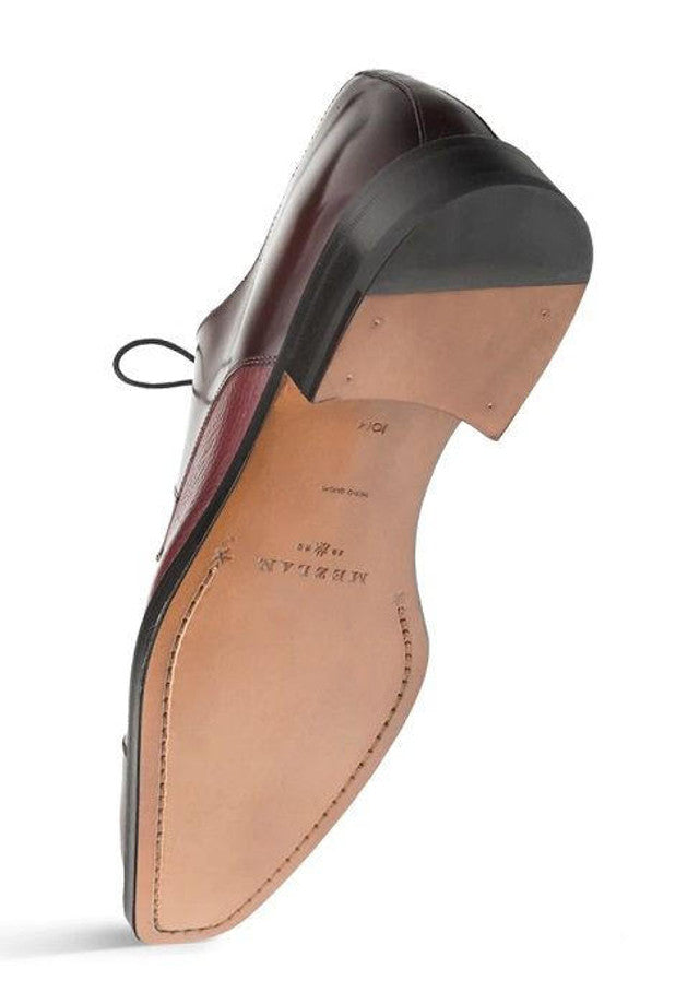 Mezlan Luxury Dress Shoes Burgundy Designer Cap Toe Soka