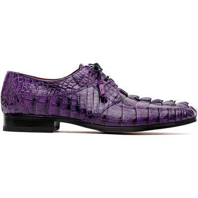 Marco Di Milano Cancun Purple Caiman Crocodile Derby 1 CANCUN_CAIMAN FUSCUS_PURPLE_8  - from alligatorwarehouse.com