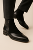 Men's Camilleri Calf/Suede Black Ankle Zip Boot By Mezlan Made In Spain Brand 6   - from alligatorwarehouse.com
