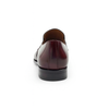 Mezlan Milani Burgundy Calfskin & Deerskin Men’s Classic Dress Slip On 6   - from alligatorwarehouse.com