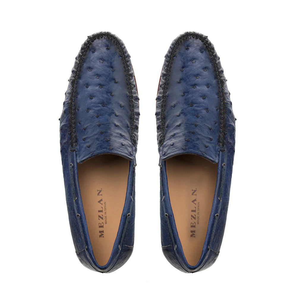 Mezlan Ostrich Dress Moccasin Jeans (RX612)