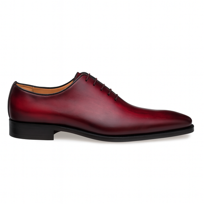 Mens Mezlan Pamplona Calfskin Plain Toe Dress Shoe in Cognac 13   - from alligatorwarehouse.com