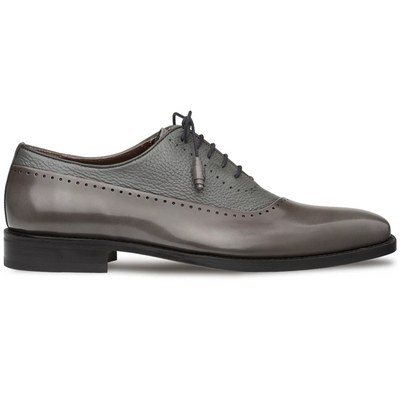 Mezlan Postdam Deerskin Calfskin Shoes Grey (16409)