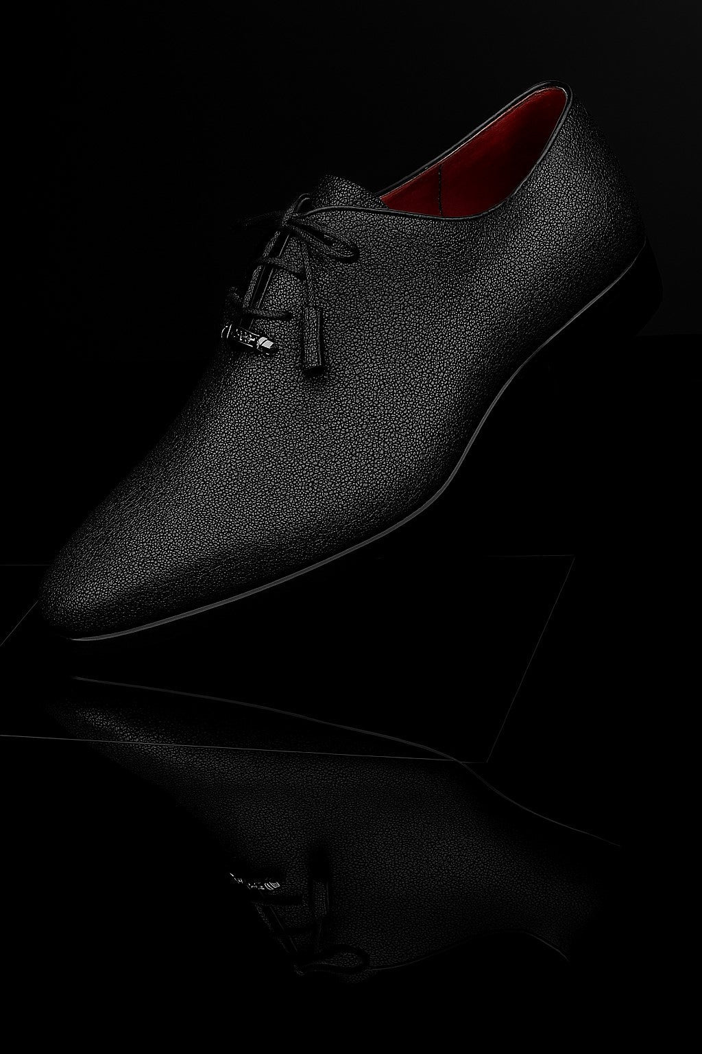 Marco Di Milano Pannuci Black Stingray Dress Oxfords