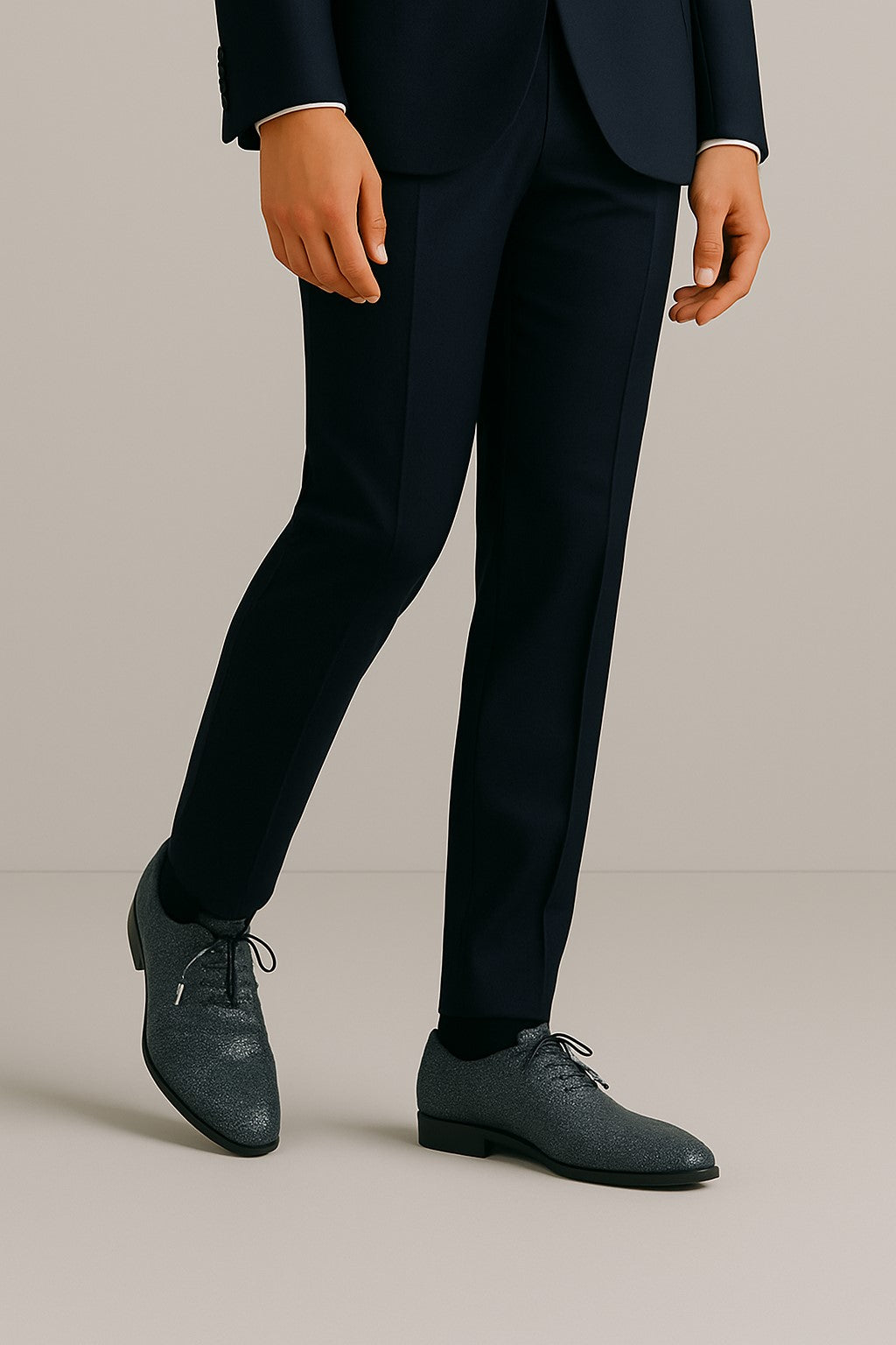 Marco Di Milano Pannuci Black Stingray Dress Oxfords