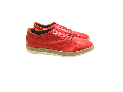 P0101 Monaco Genuine Ostrich Sport- Terra Cotta
