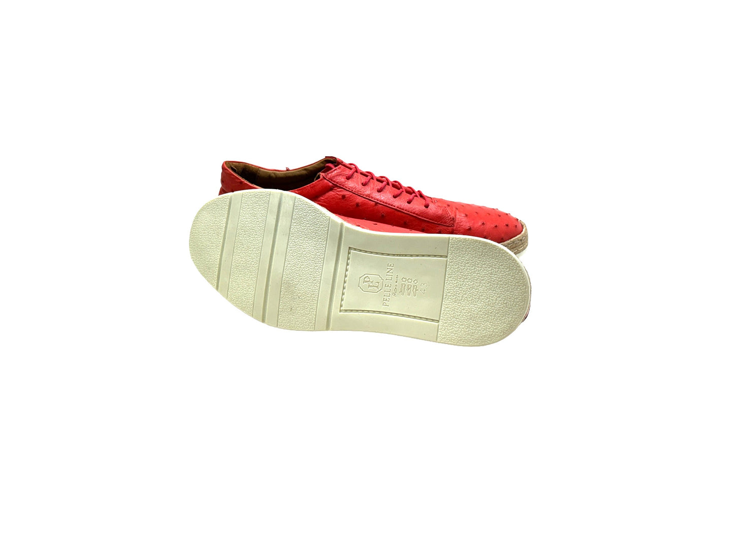 P0101 Monaco Genuine Ostrich Sport- Terra Cotta
