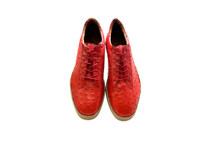 P0101 Monaco Genuine Ostrich Sport- Terra Cotta