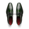 Marco Di Milano Moncalieri Green Genuine Alligator and Cobra Skin Dress Shoe 4 MONCALIERI_ALLIGATOR-COBRA_GREEN_8  - from alligatorwarehouse.com