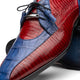 Marco Di Milano Moncalieri Navy & Red Dress Derby Oxfords